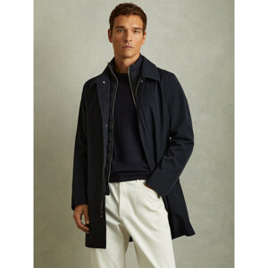 REISS LOGAN Hybrid Removable Funnel Neck Overcoat